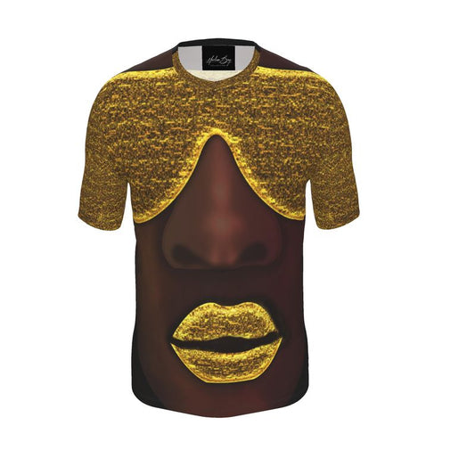 Harlem Boy Collection - Graphic Tee - Electric Kiss - Gold