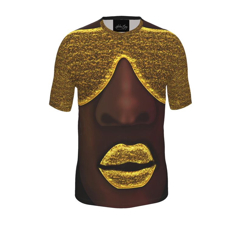 Harlem Boy Collection - Graphic Tee - Electric Kiss - Gold