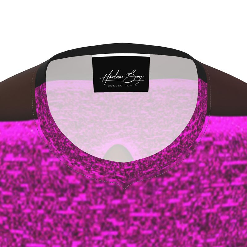 Harlem Boy Collection - Graphic Tee - Electric Kiss - Fuchsia