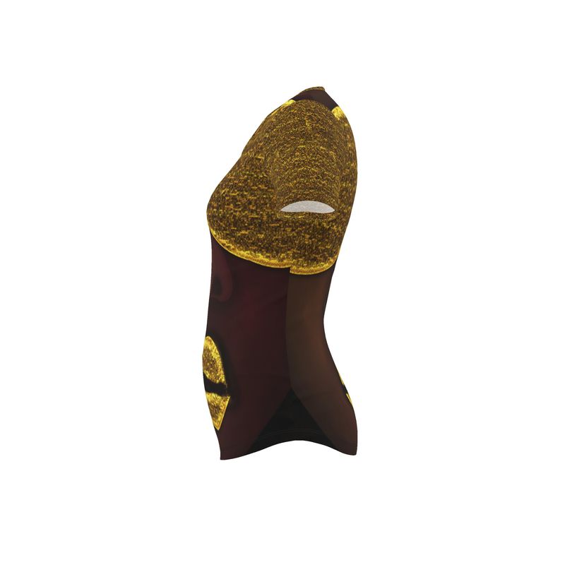 Harlem Boy Collection - Graphic Tee - Electric Kiss - Gold