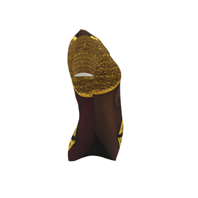 Harlem Boy Collection - Graphic Tee - Electric Kiss - Gold