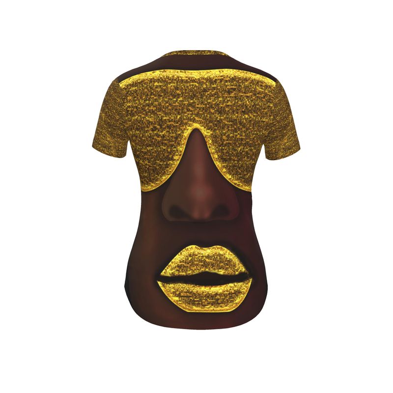 Harlem Boy Collection - Graphic Tee - Electric Kiss - Gold