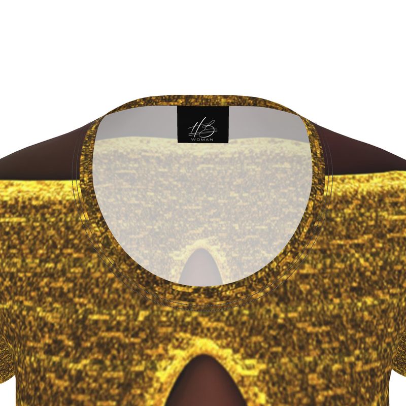 Harlem Boy Collection - Graphic Tee - Electric Kiss - Gold