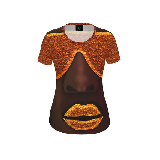 Harlem Boy Collection - Graphic Tee - Electric Kiss - Mandarin