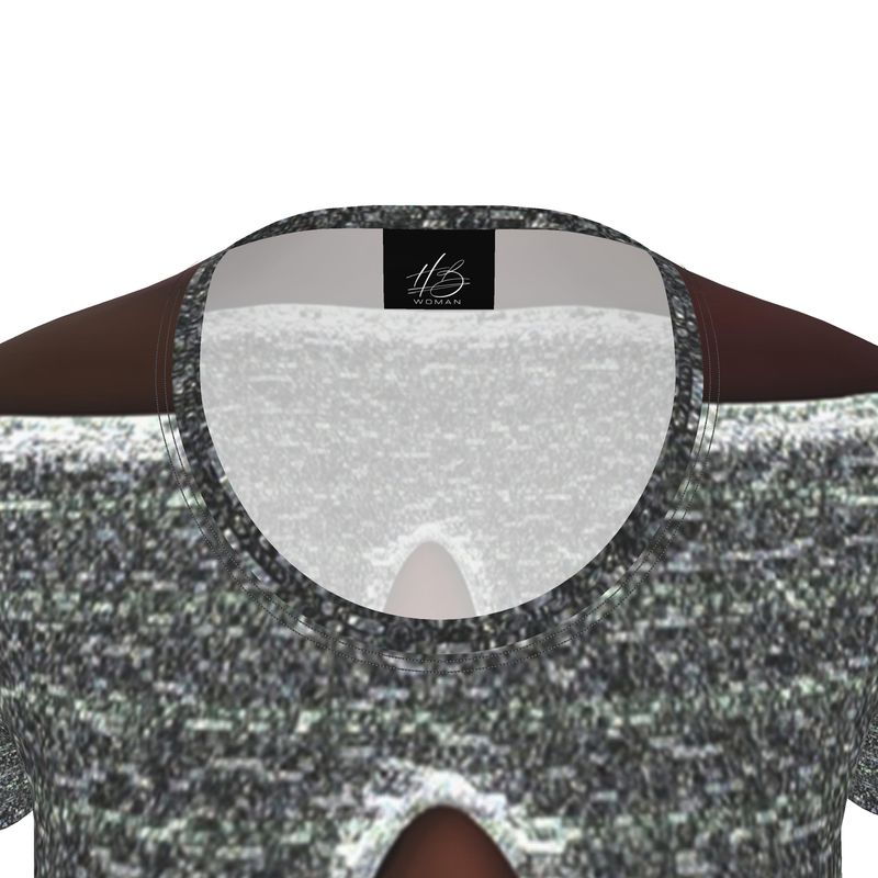 Harlem Boy Collection - Graphic Tee - Electric Kiss - Silver