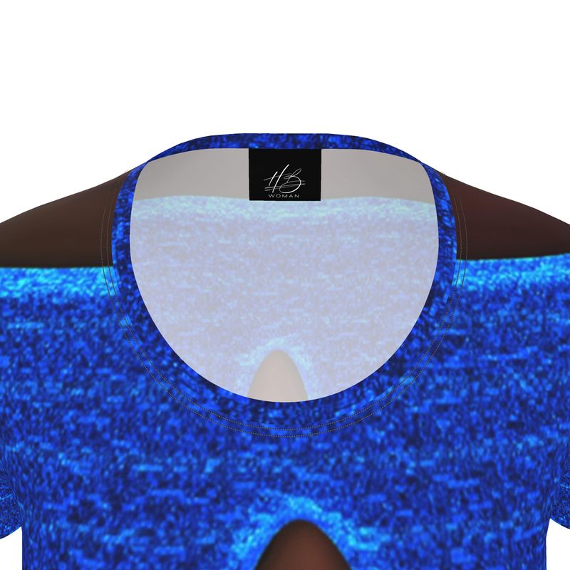 Harlem Boy Collection - Graphic Tee - Electric Kiss - Sapphire