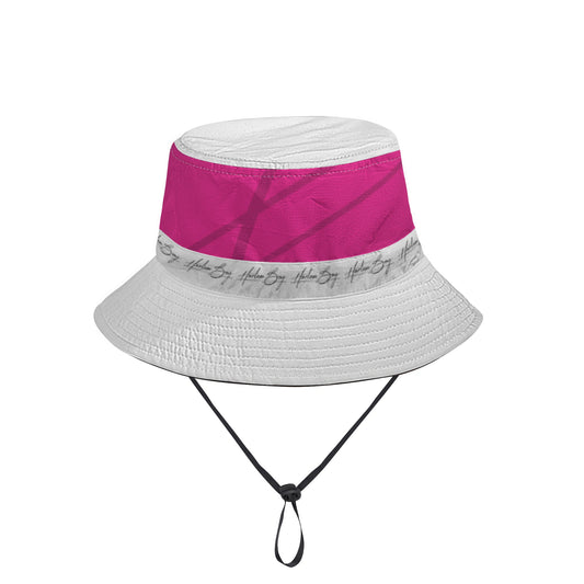 Harlem Boy Collection Signature Bucket Hat - Fuchsia