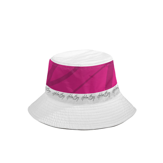 Harlem Boy Collection Signature Bucket Hat - Fuchsia