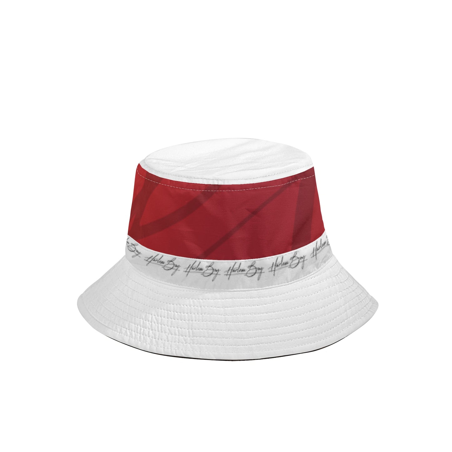 Harlem Boy Collection Signature Bucket Hat - Ruby