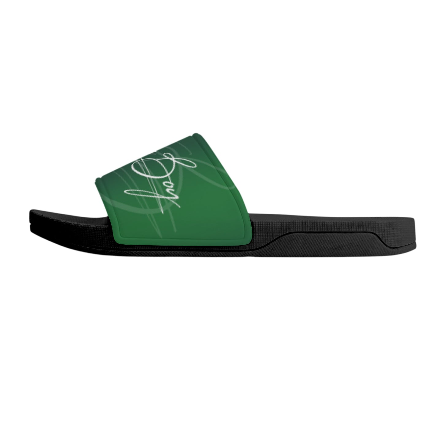 Harlem Boy Collection Men's Slides Emerald