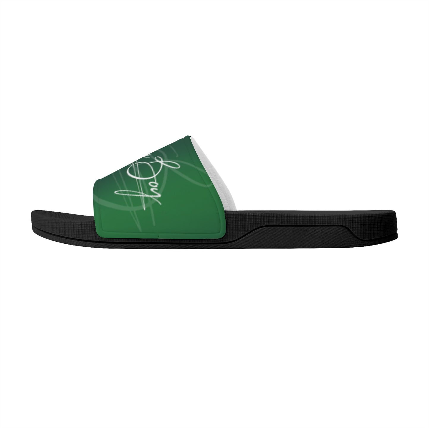 Harlem Boy Collection Men's Slides Emerald
