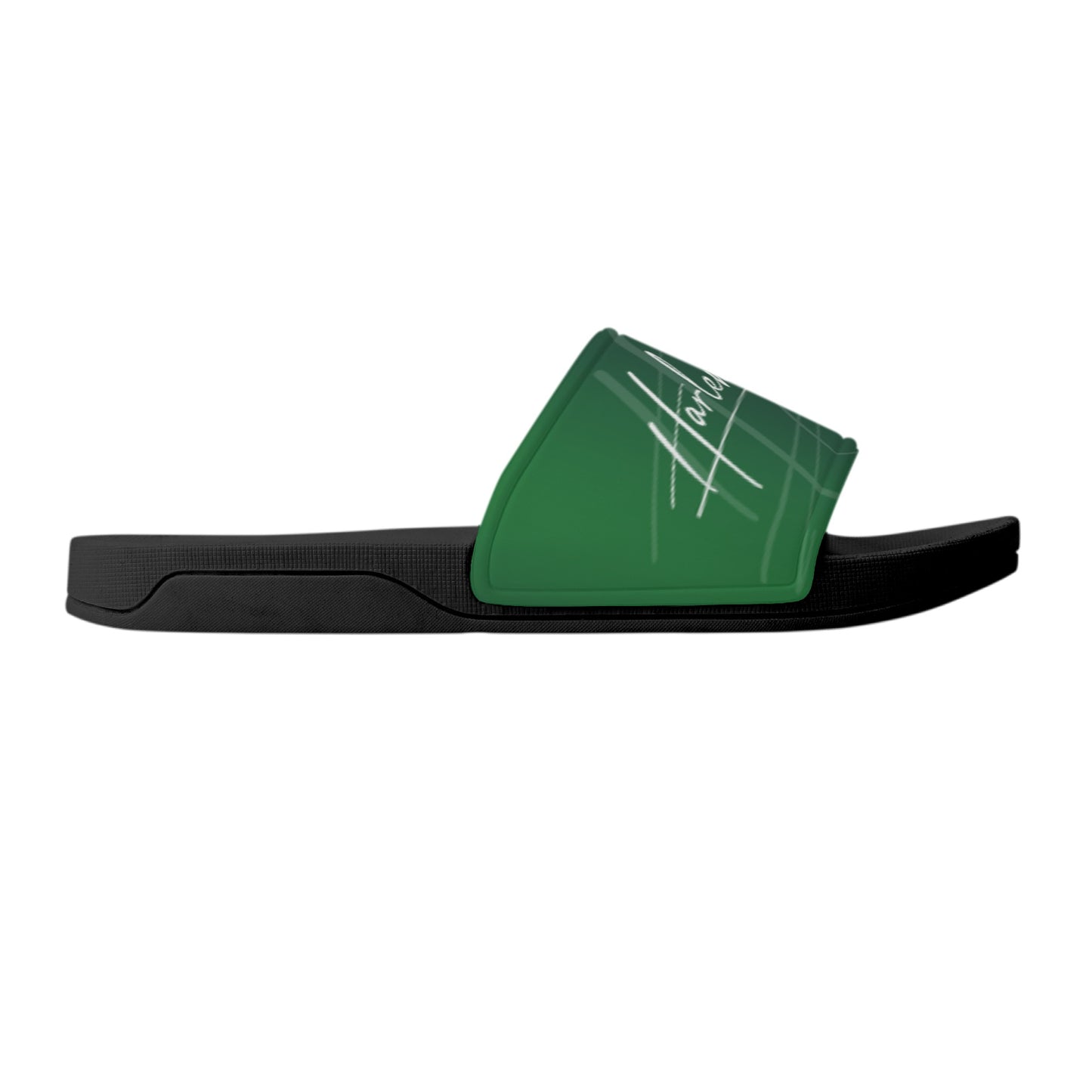 Harlem Boy Collection Men's Slides Emerald