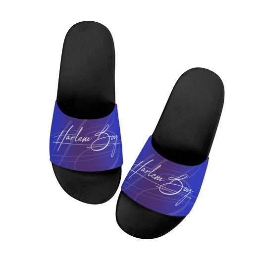 Harlem Boy Collection Men's Slides Sapphire