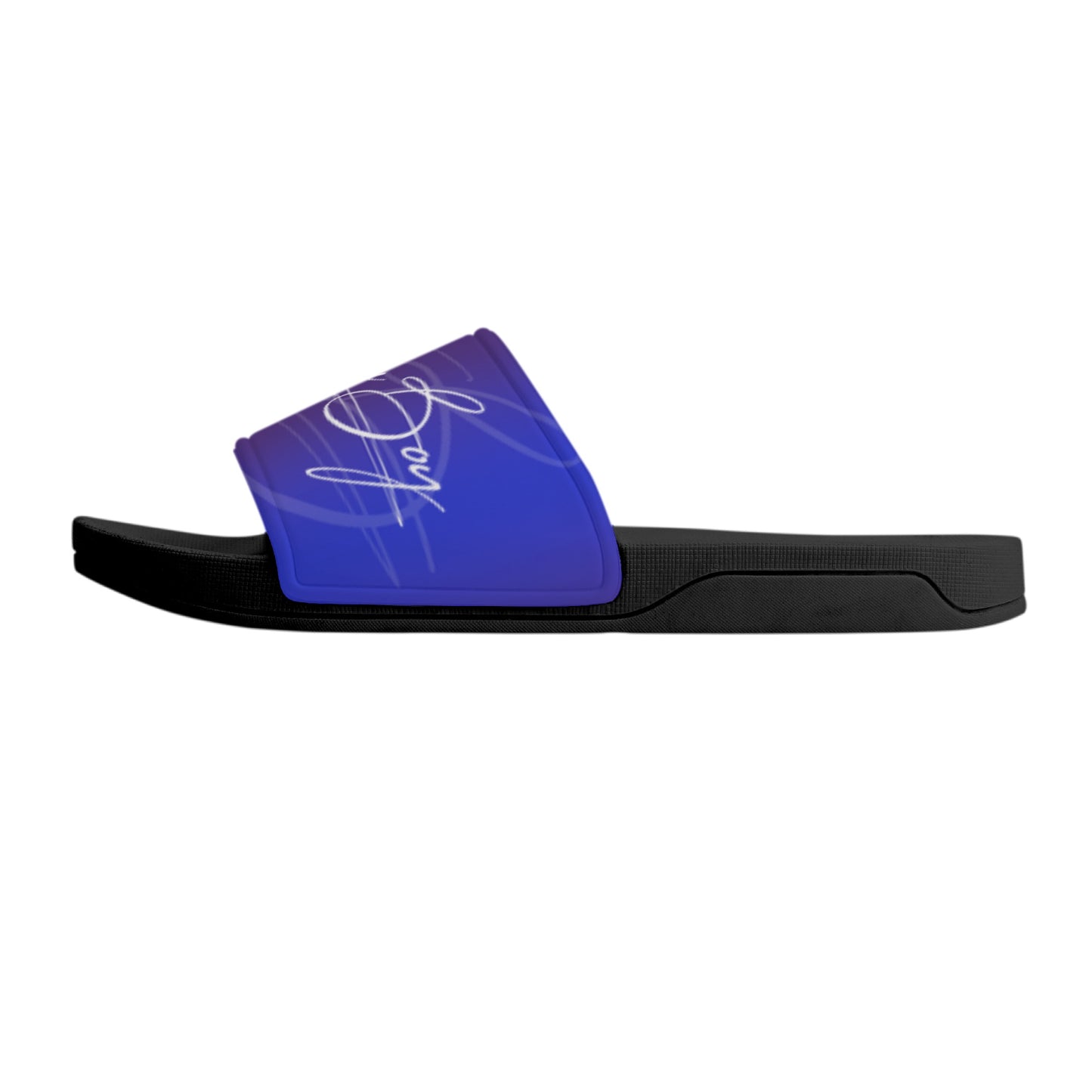 Harlem Boy Collection Men's Slides Sapphire