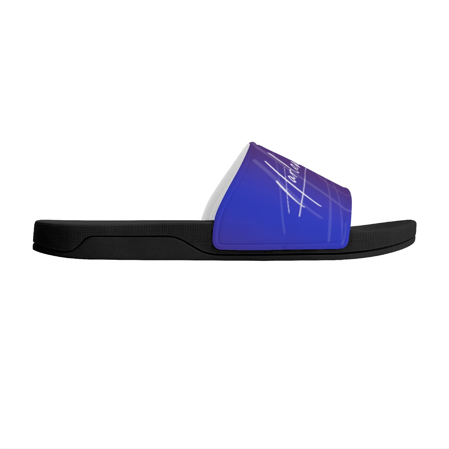 Harlem Boy Collection Men's Slides Sapphire
