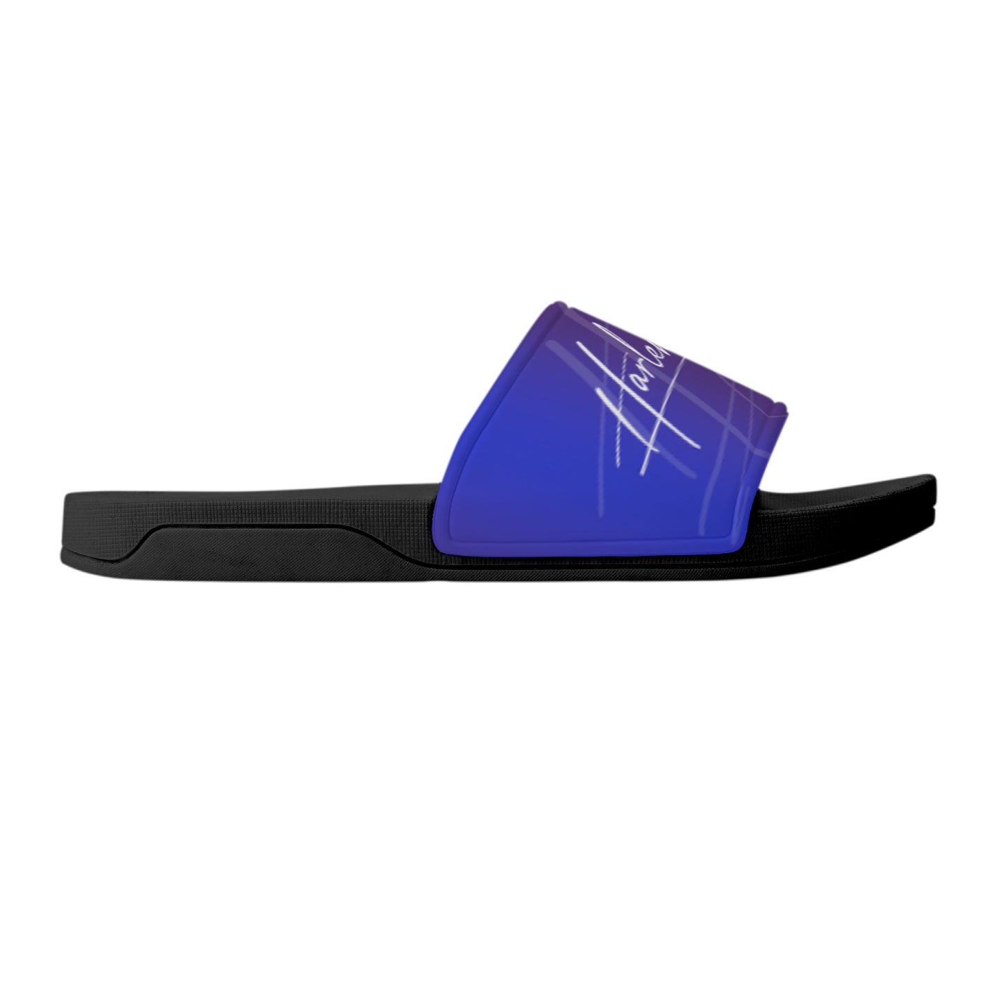 Harlem Boy Collection Men's Slides Sapphire