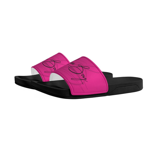 Harlem Boy Collection Men's Slides Fuchsia