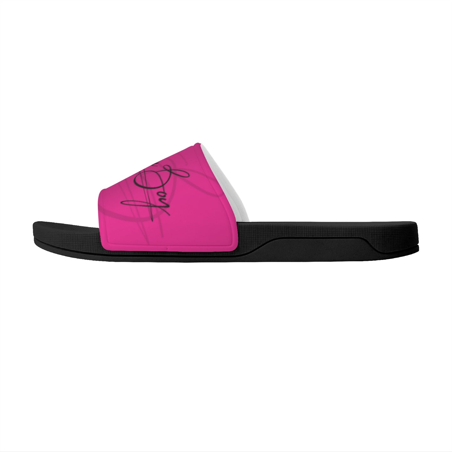 Harlem Boy Collection Men's Slides Fuchsia