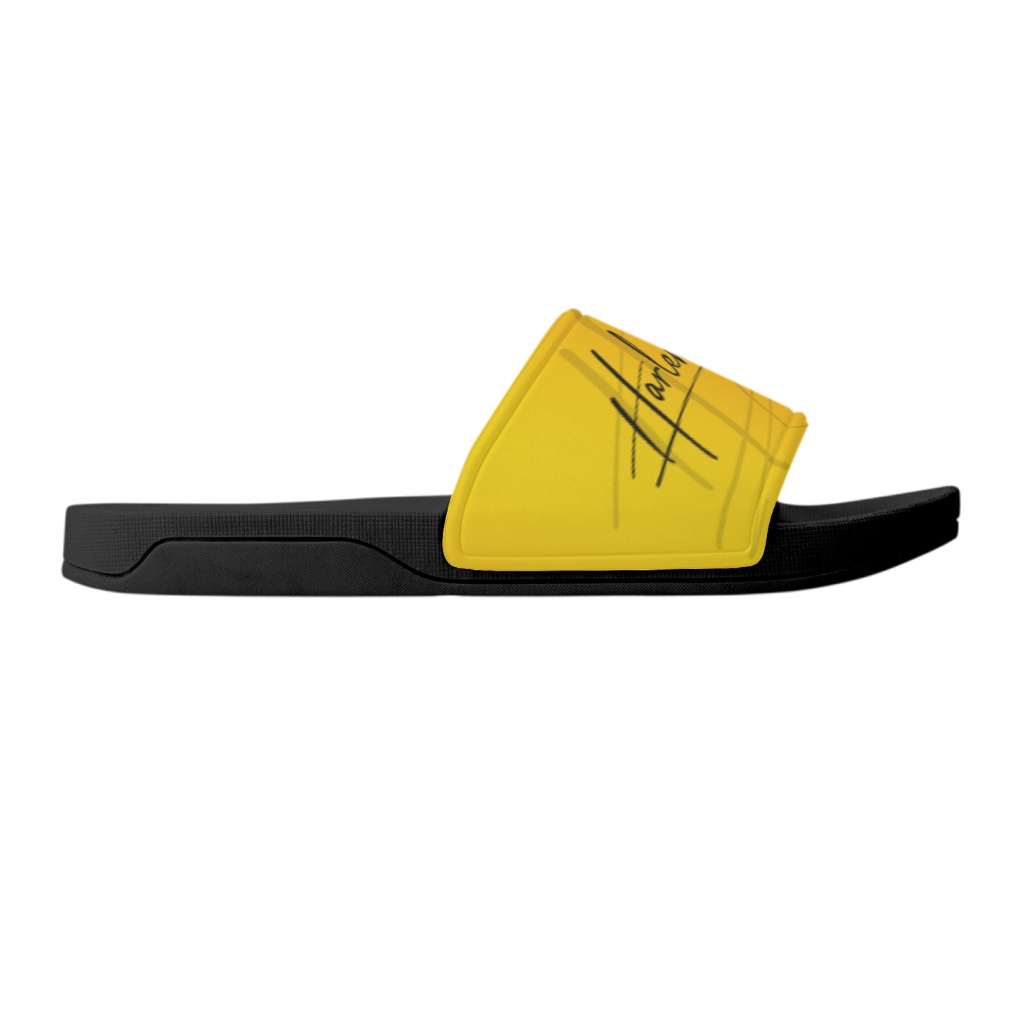 Harlem Boy Collection Men' Slides Gold