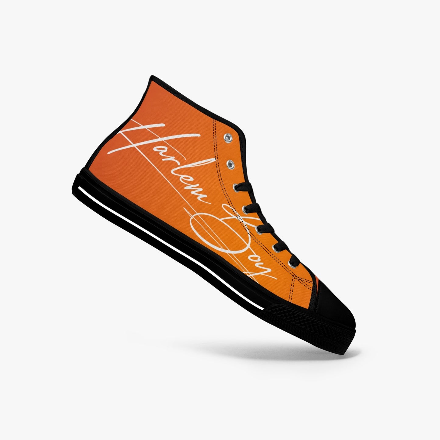 HB Harlem Boy "Lenox Ave" Classic High Top - Mandarin - Men (Black or White Soles)