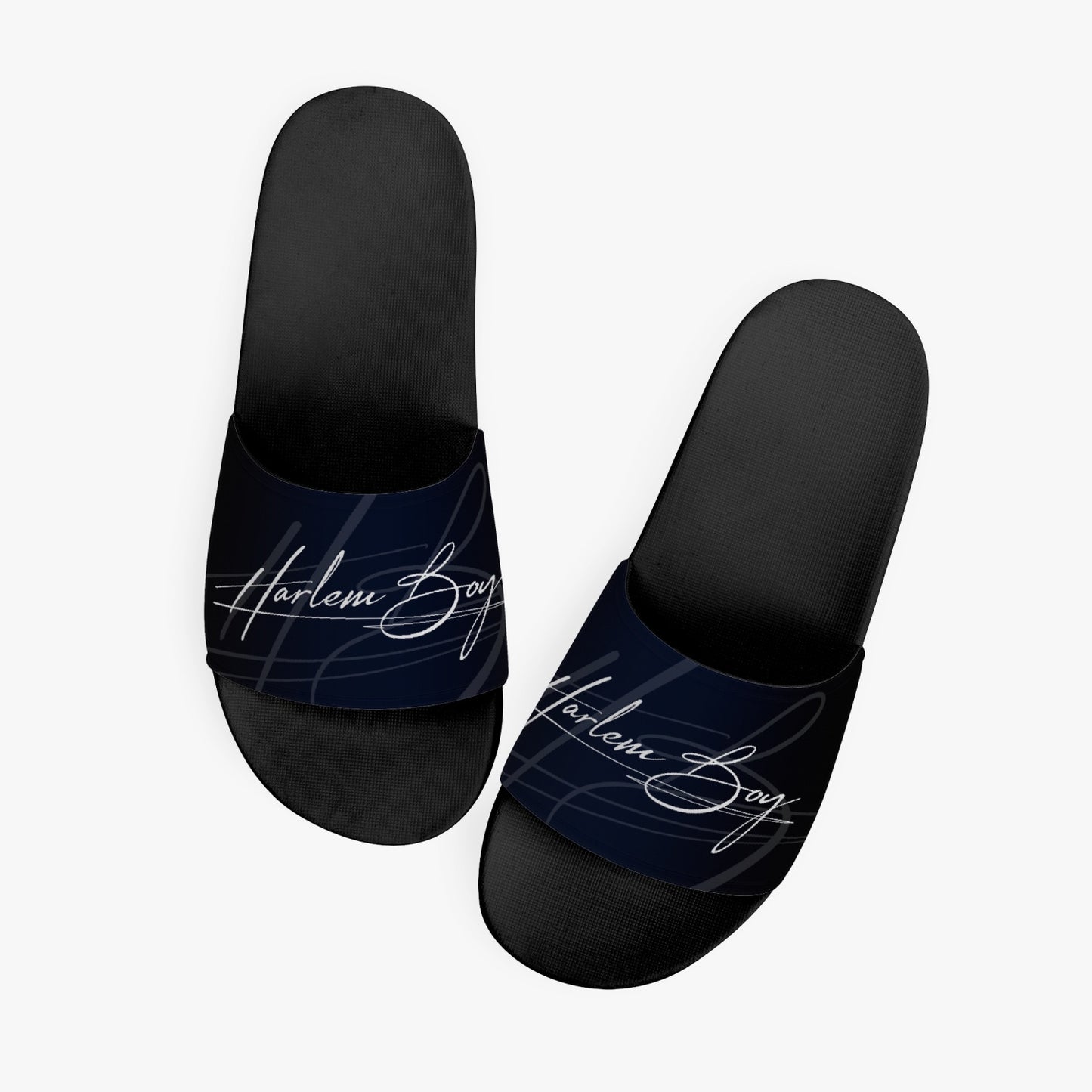Harlem Boy Collection Women's Slides BluBlac Onyx