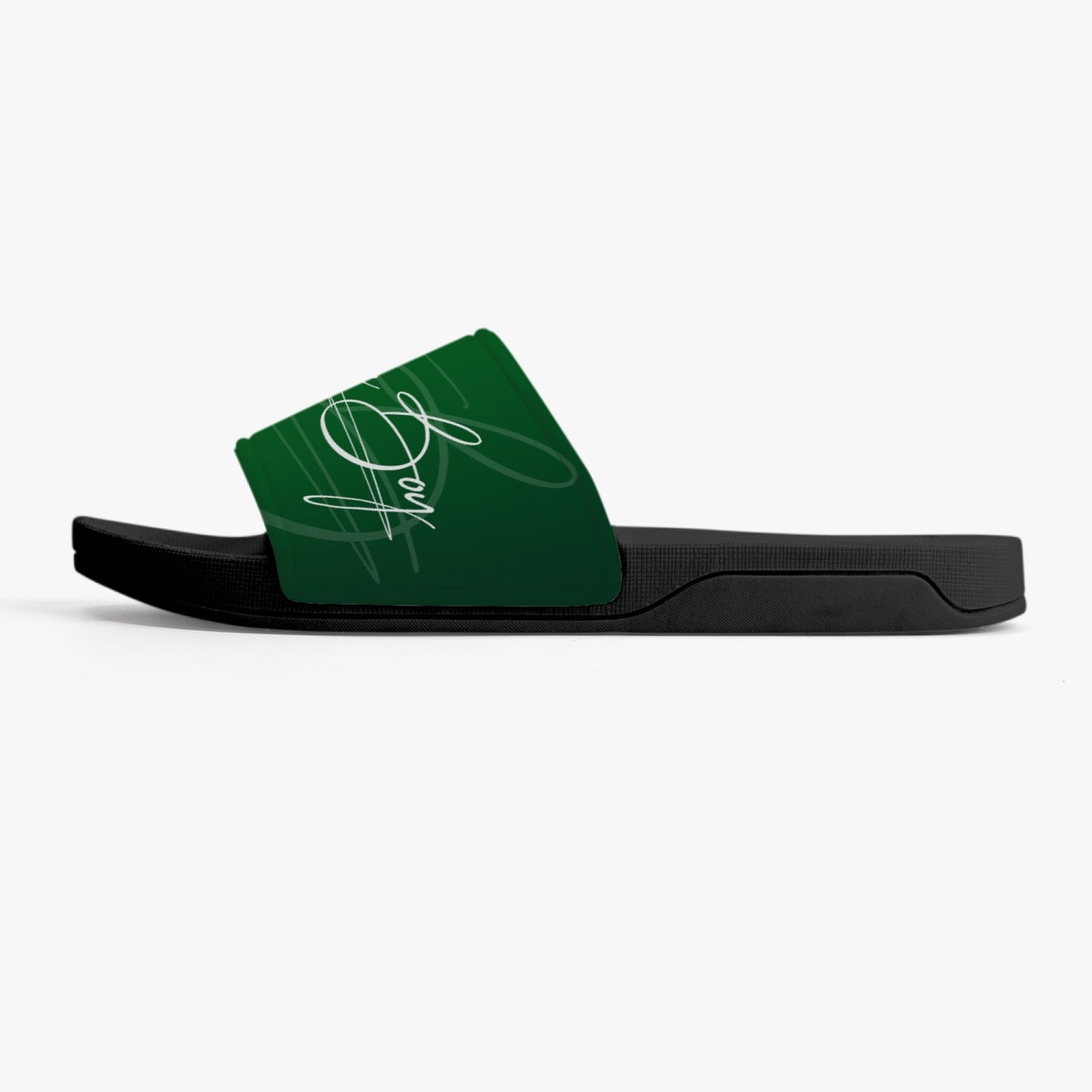 Harlem Boy Collection Women's Slides Emerald