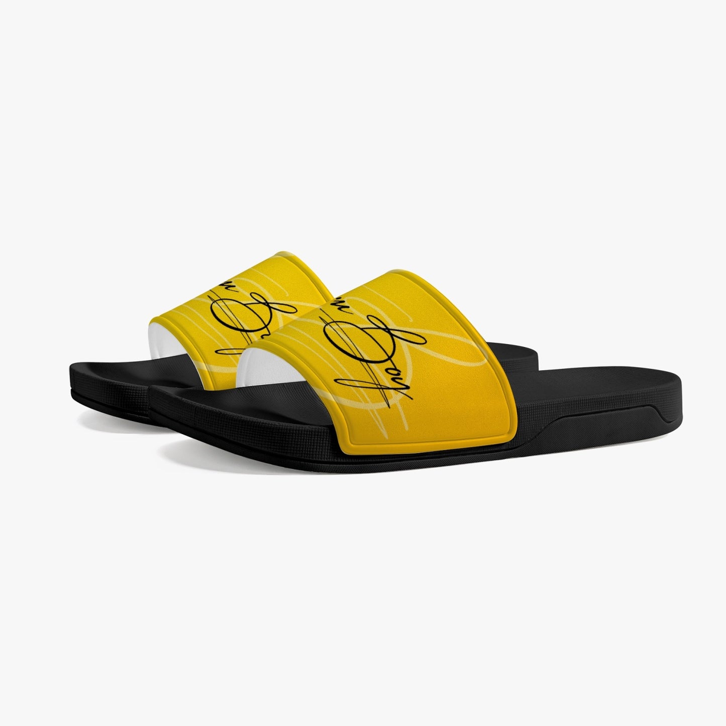 Harlem Boy Collection Women's Slides Gold