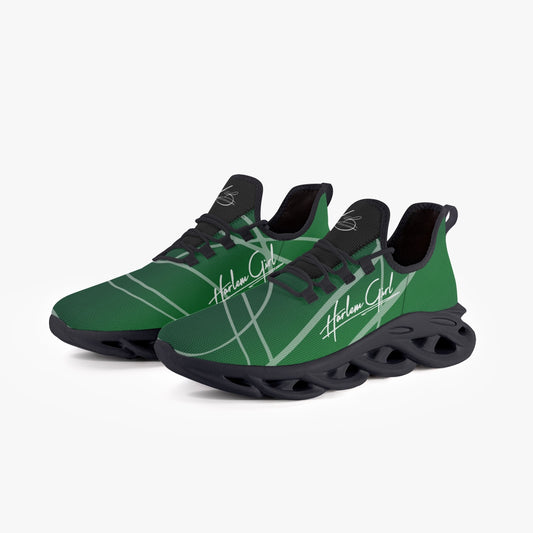 HB Harlem Girl "Bounce" Runner - Women - Emerald - Black Sole