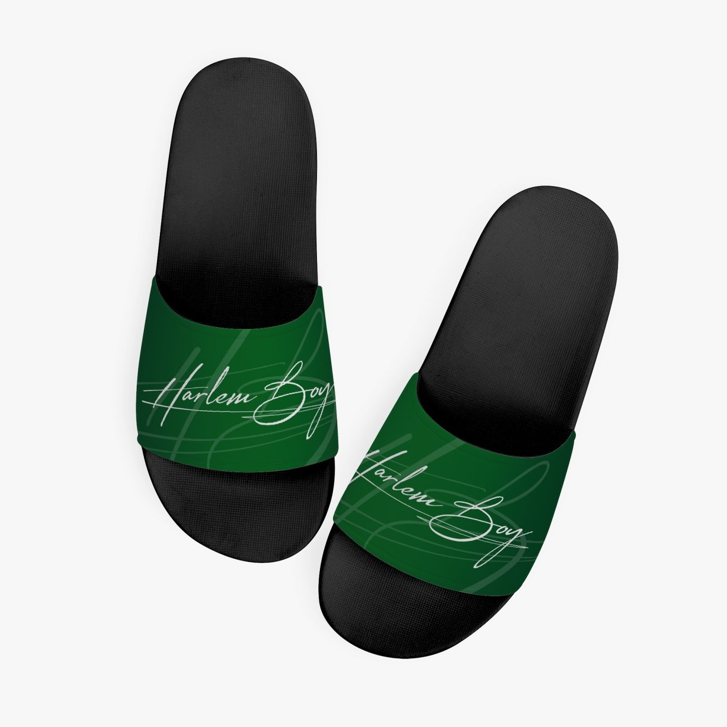 Harlem Boy Collection Women's Slides Emerald
