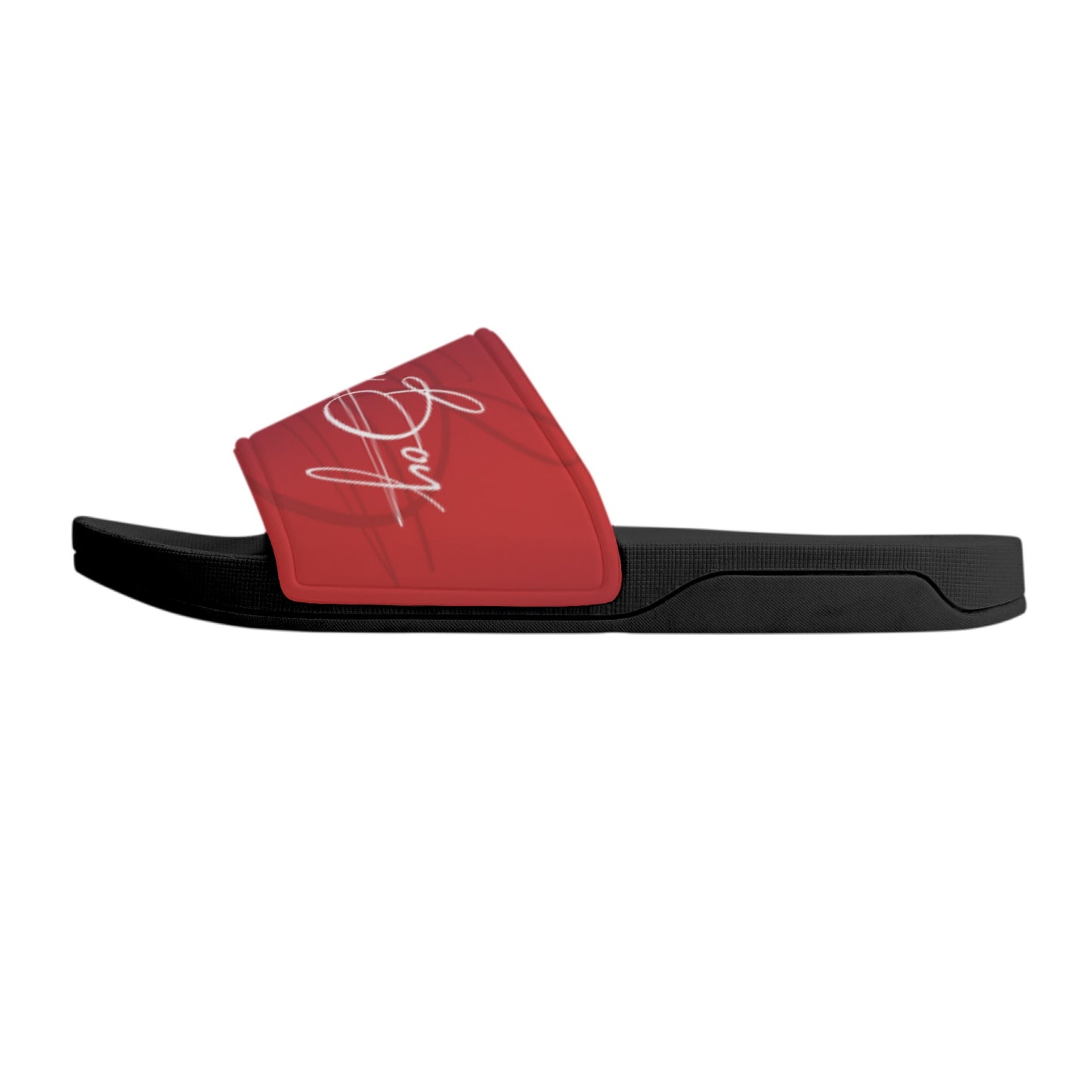 Harlem Boy Collection Men Slides Ruby