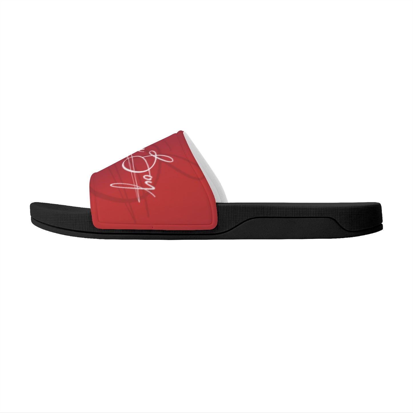 Harlem Boy Collection Men Slides Ruby