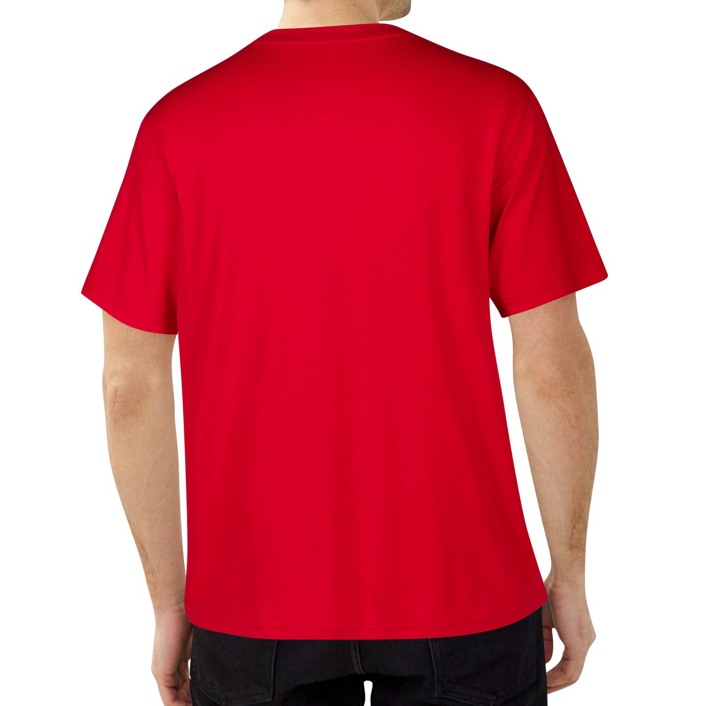 Embroidered Mens Cotton T shirt (Front Design)