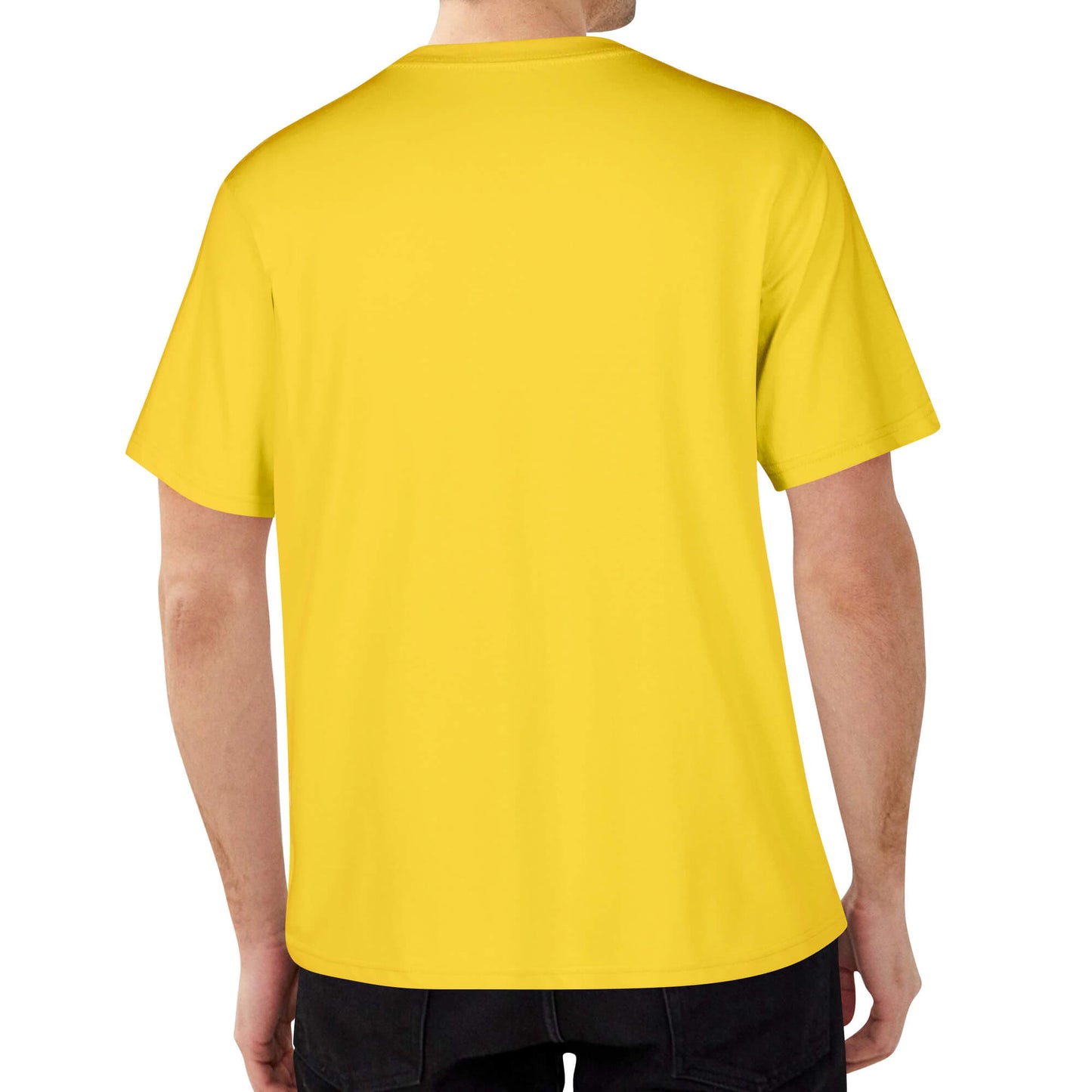 Embroidered Mens Cotton T shirt (Front Design)