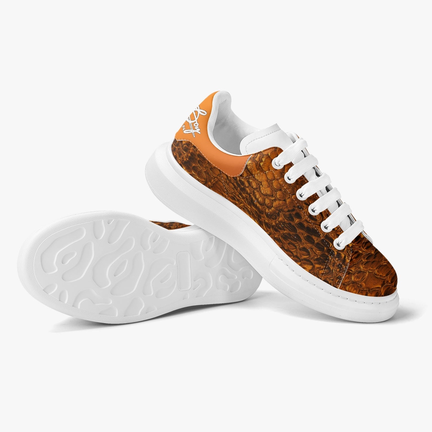 Harlem Boy Sankofa - Crocodile Print - Mandarin - Mens