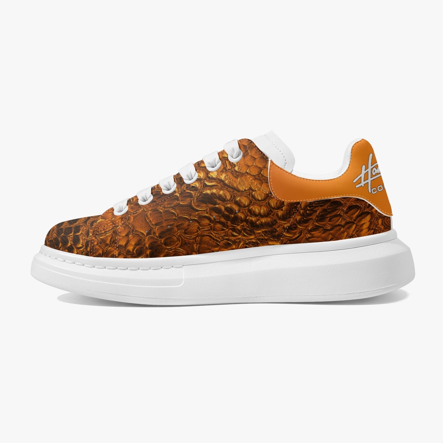 Harlem Boy Sankofa - Crocodile Print - Mandarin - Mens