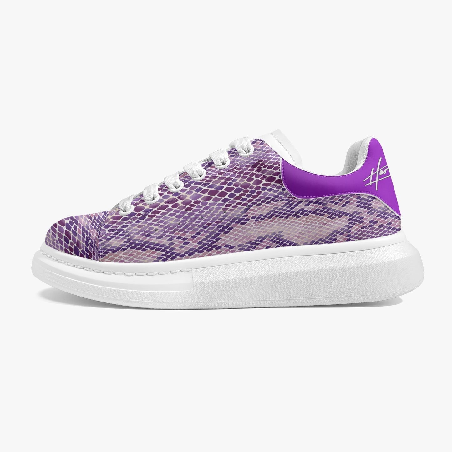 HBC - Harlem Girl Sankofa - Snakeskin Print - Amethyst - Womens