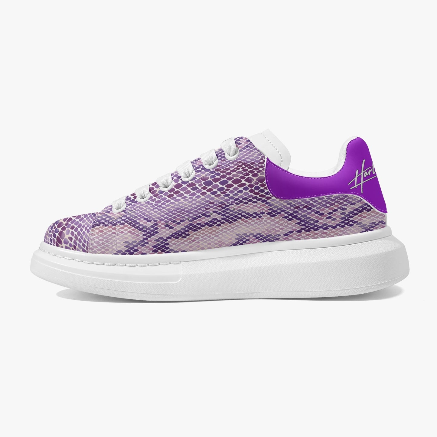 HBC - Harlem Girl Sankofa - Snakeskin Print - Amethyst - Womens