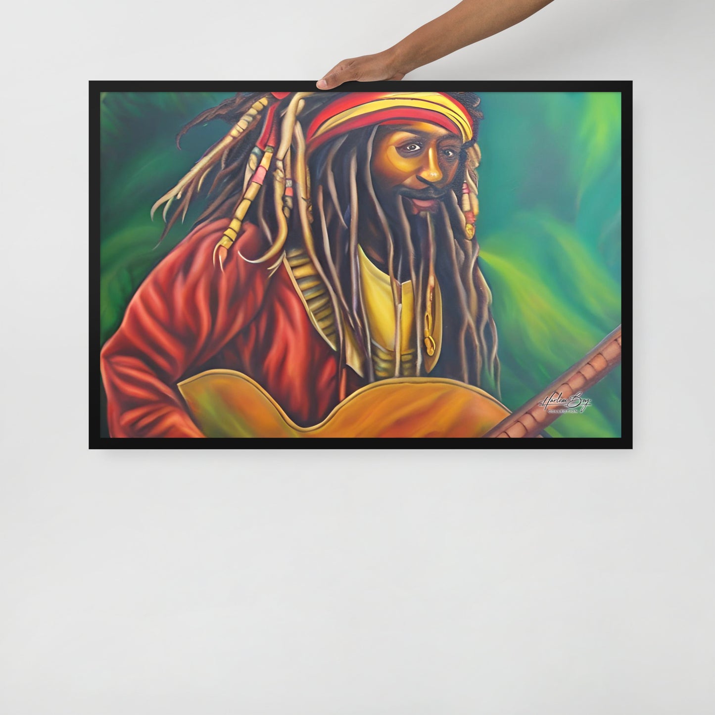 HBC - Ska Guitar Player - Framed Poster 24 x 36