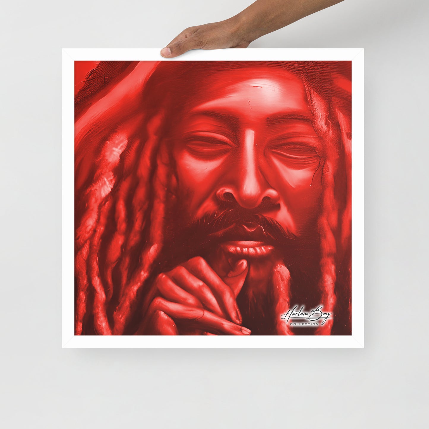 HBC - Red Dred - Framed Poster 18 x 18