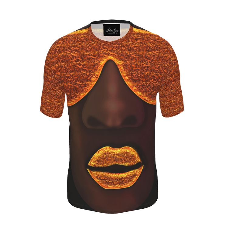 Harlem Boy Collection - Graphic Tee - Electric Kiss - Mandarin