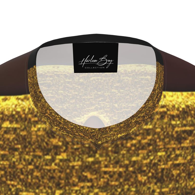 Harlem Boy Collection - Graphic Tee - Electric Kiss - Gold