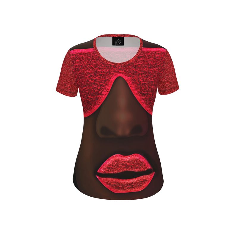Harlem Boy Woman Collection Electric Kiss Tee - Ruby