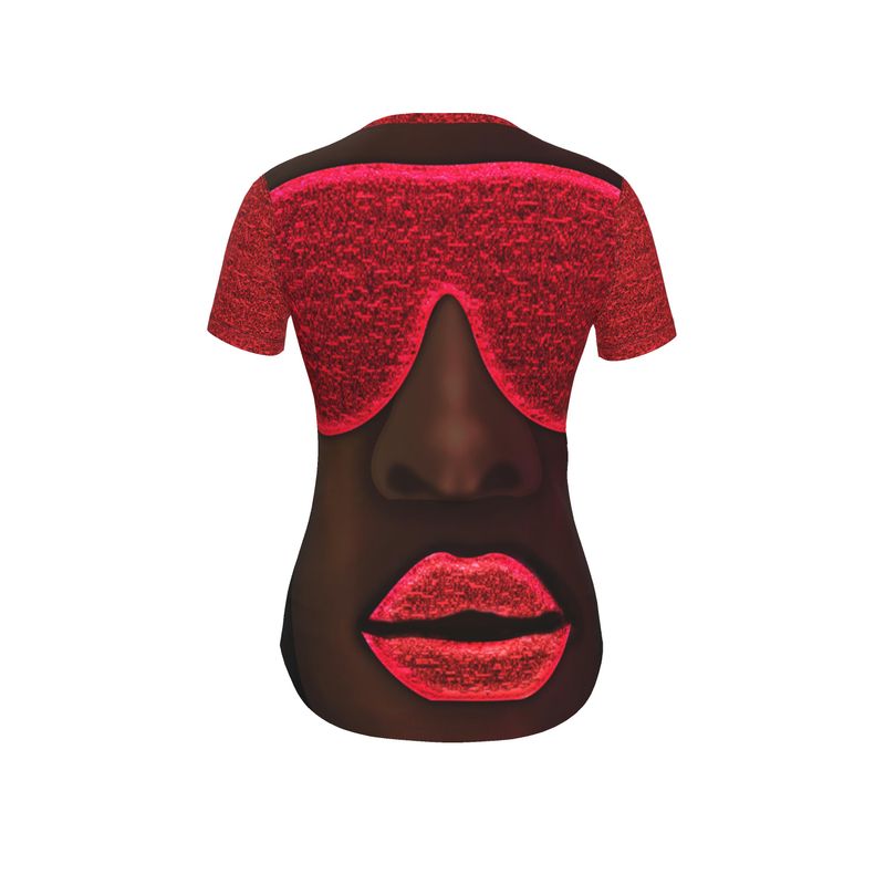 Harlem Boy Woman Collection Electric Kiss Tee - Ruby