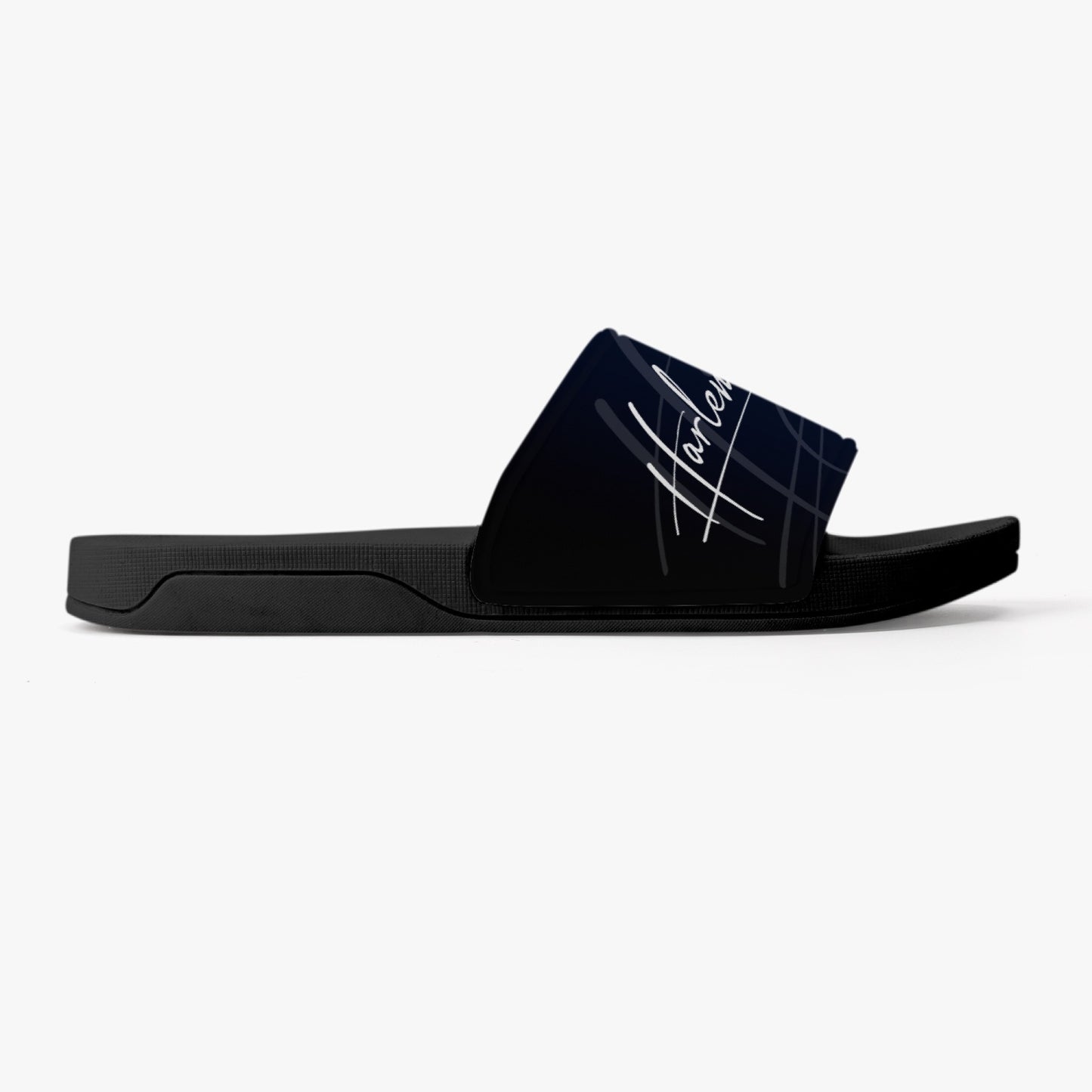 Harlem Boy Collection Women's Slides BluBlac Onyx