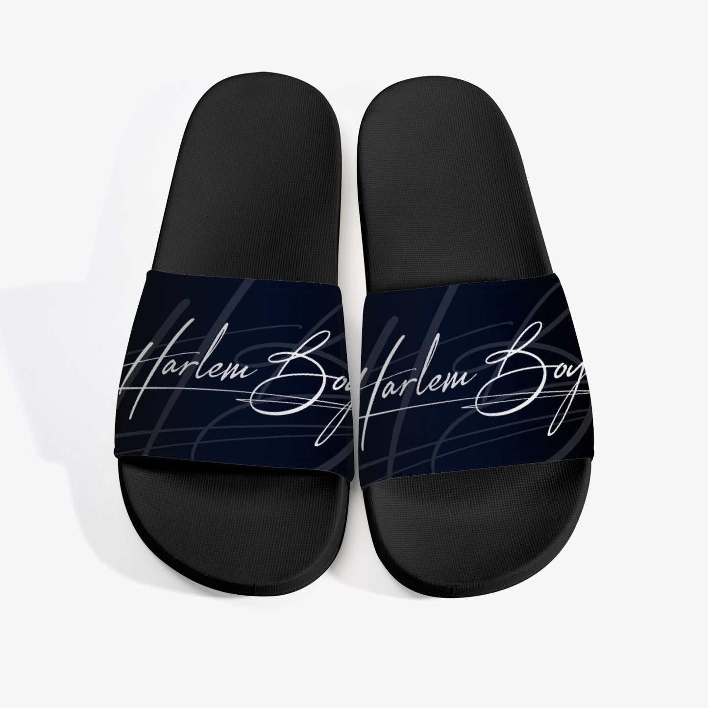 Harlem Boy Collection Women's Slides BluBlac Onyx